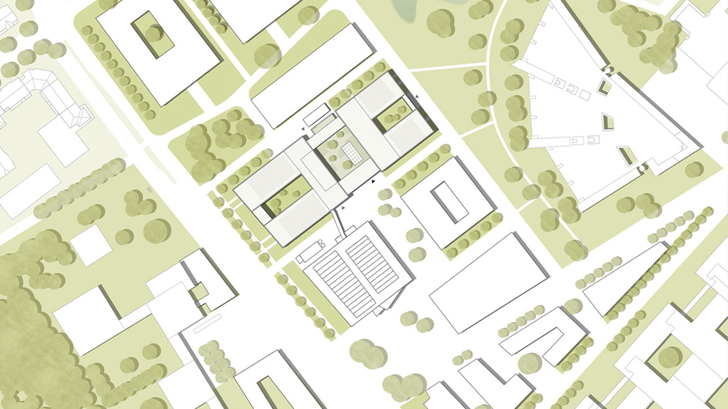 Entwurf der Science-City in Kiel Bremerskamp, Urheber Generalplanung DGI Bauwerk
