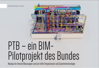 Screenshot des Artikels PTB ein BIM Pilotprojekt des Bundes