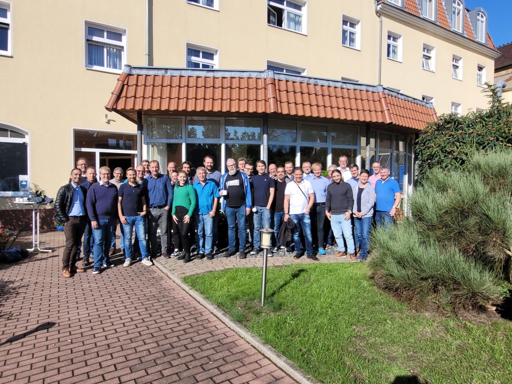 Gruppenbild der Fachgruppe Baumanagement am 29. September 2022 in Leipzig