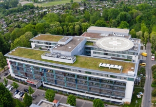 Luftaufnahme Klinikum St. Georg in Leipzig
