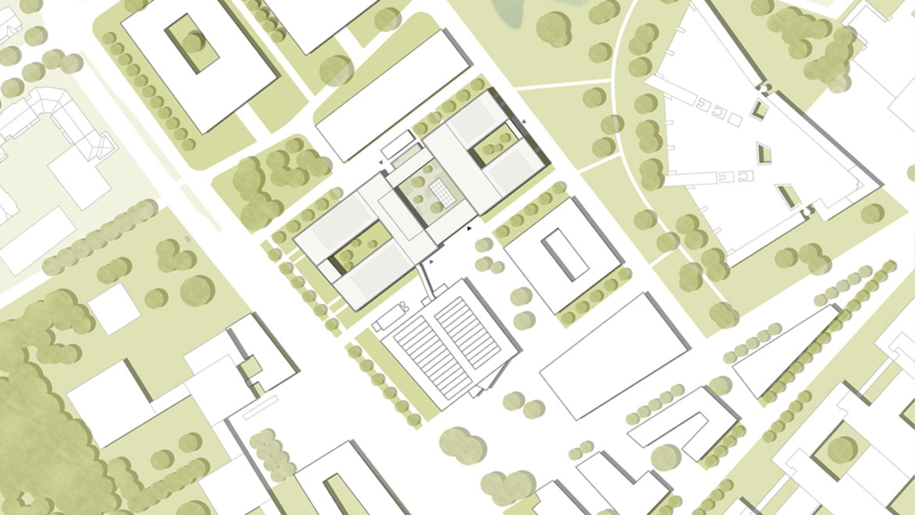 Entwurf der Science-City in Kiel Bremerskamp, Urheber Generalplanung DGI Bauwerk