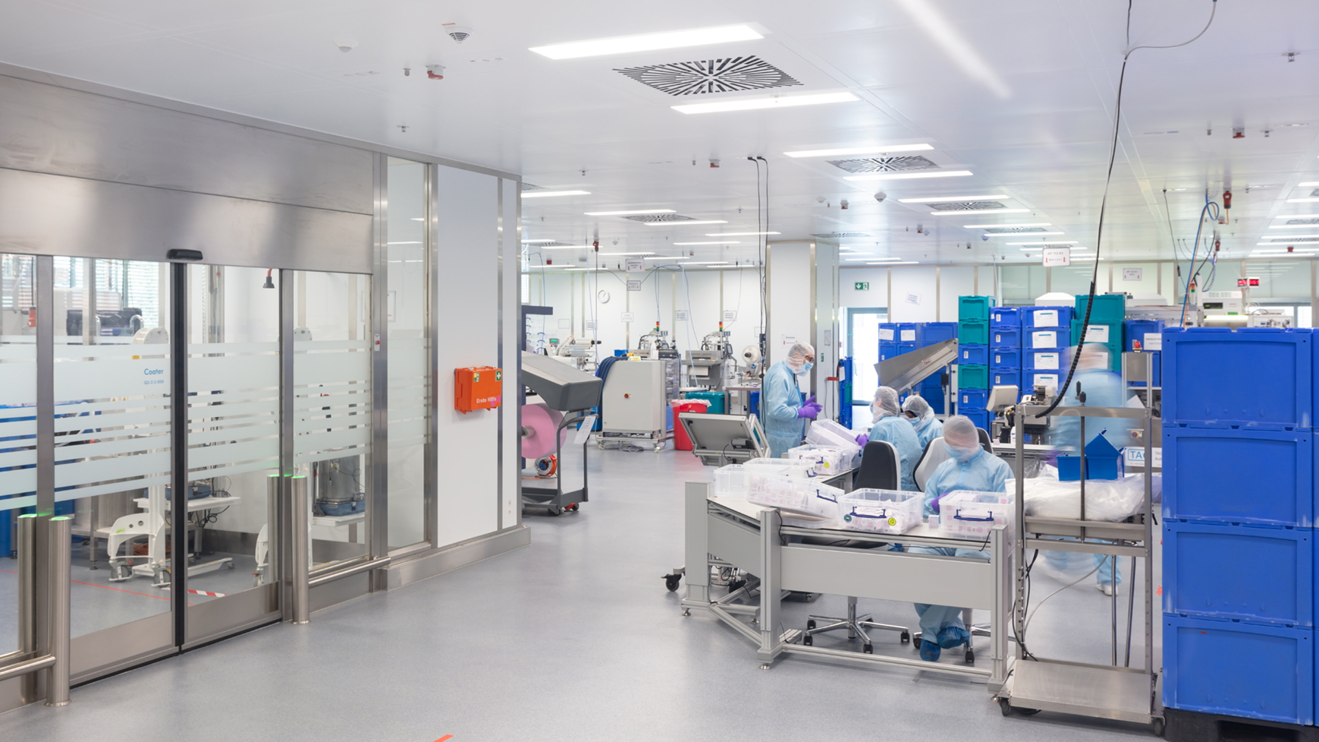 Laborbereiche und Forschung Neubau Qiagen Hilden