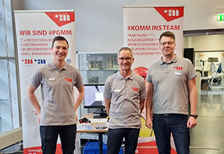 Messeeinsatz des PGMM-Teams am Tag der offenen Tür an der Berufsakademie Glauchau